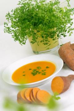 Anthriscus cerefolium, Ipomoea batatas, Kulinarik, Soups