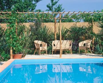 Garden Furniture, Garten, Mixture (Mix), Pergola, Swimming pool, terrace