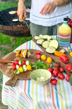 Essen, Gemüse Mischung, Gemüsegerichte, Grillen im Garten, Kräuter und Gewürze, Kräutermischung, Lifestyle, Speise - Essen